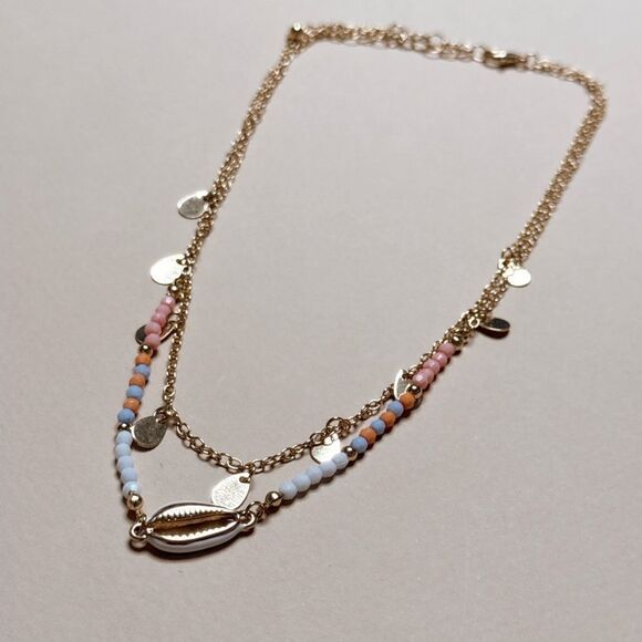 Multicolor Beaded Necklace S956 - Picture 4 of 4